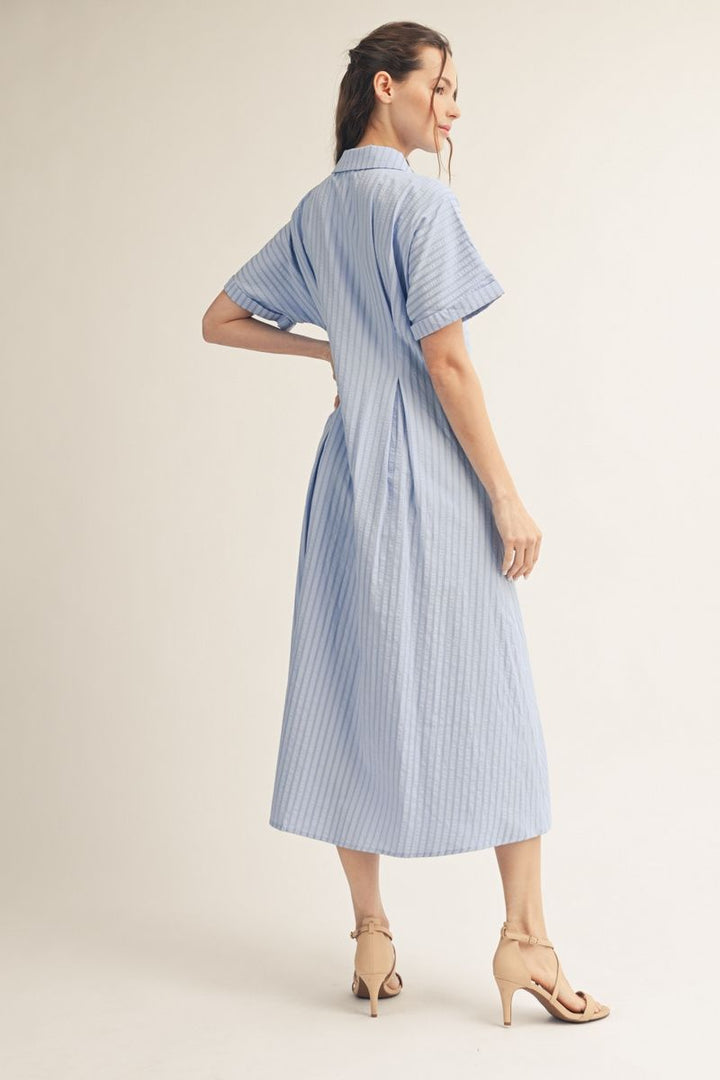 Lori Short Sleeve Midi Dress