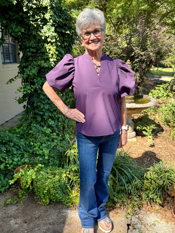 Hayden Short Puff Sleeve Top