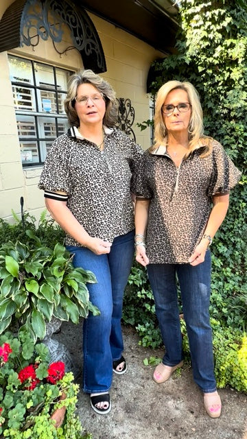 Amelia Animal Print Top