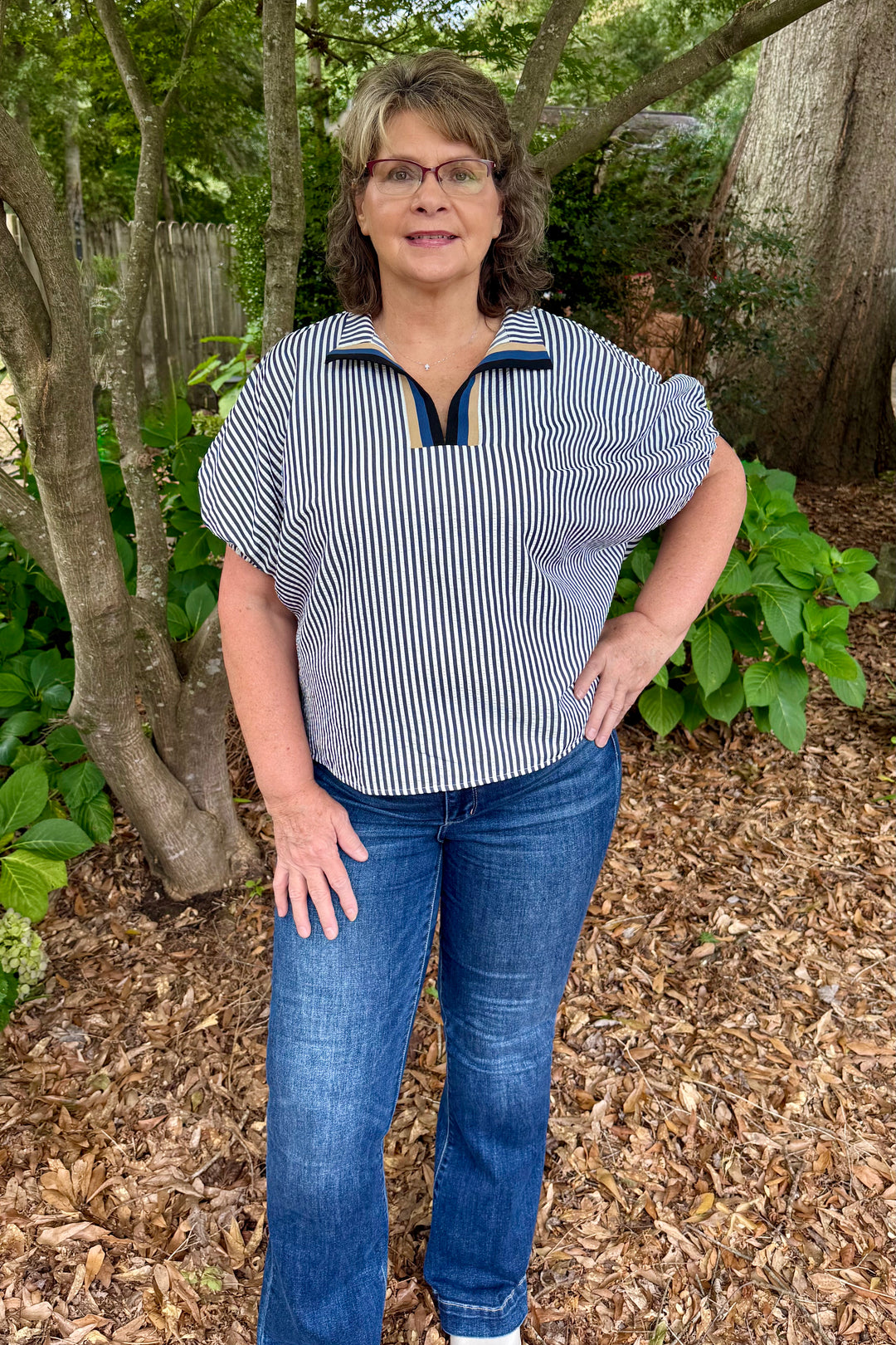 Kat Stripe Top