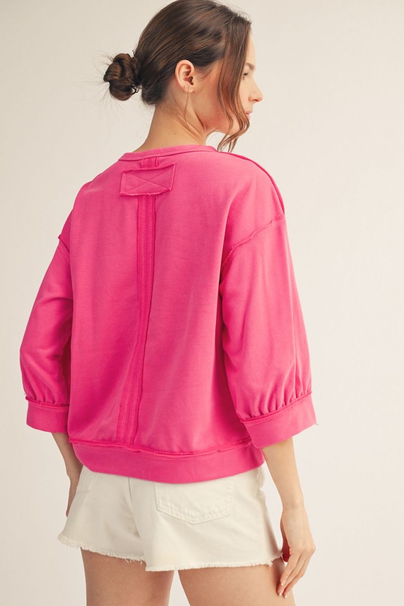 Candace 3/4 Sleeve Top