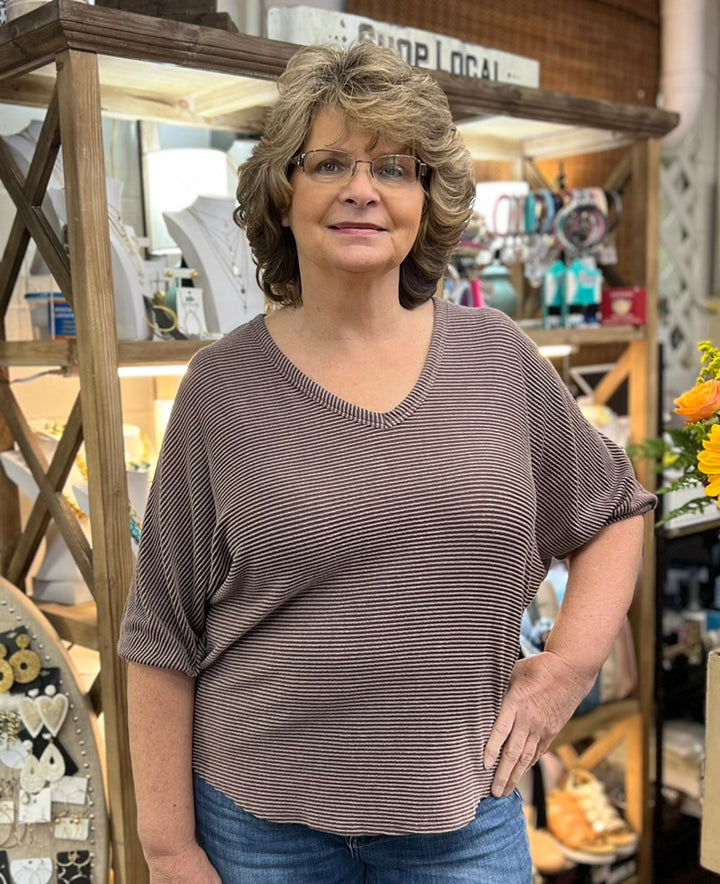 Susie V Neck Top