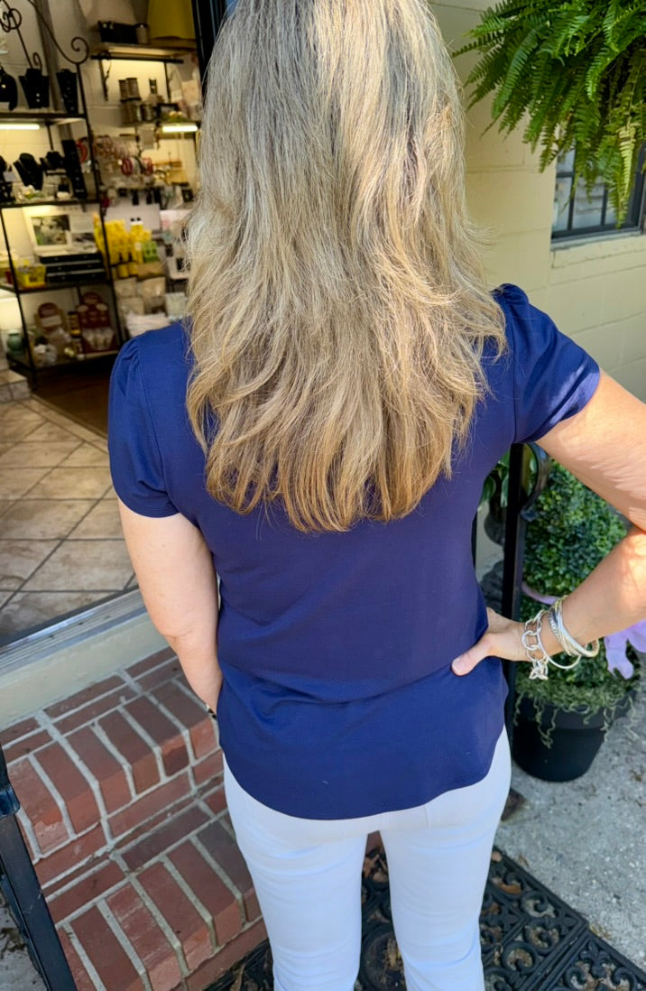 Juliana Tulip Sleeve Top