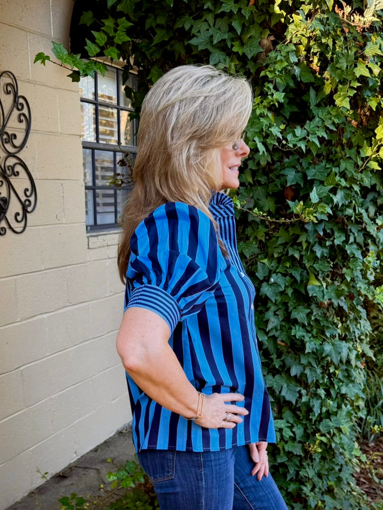 Sally Short Puff Sleeve Top