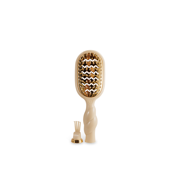 TELETIES Mini Vented Brush | Tan