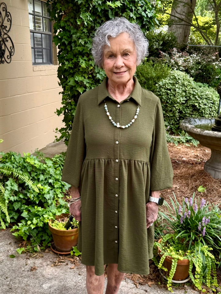 Courtney Olive Short Dress