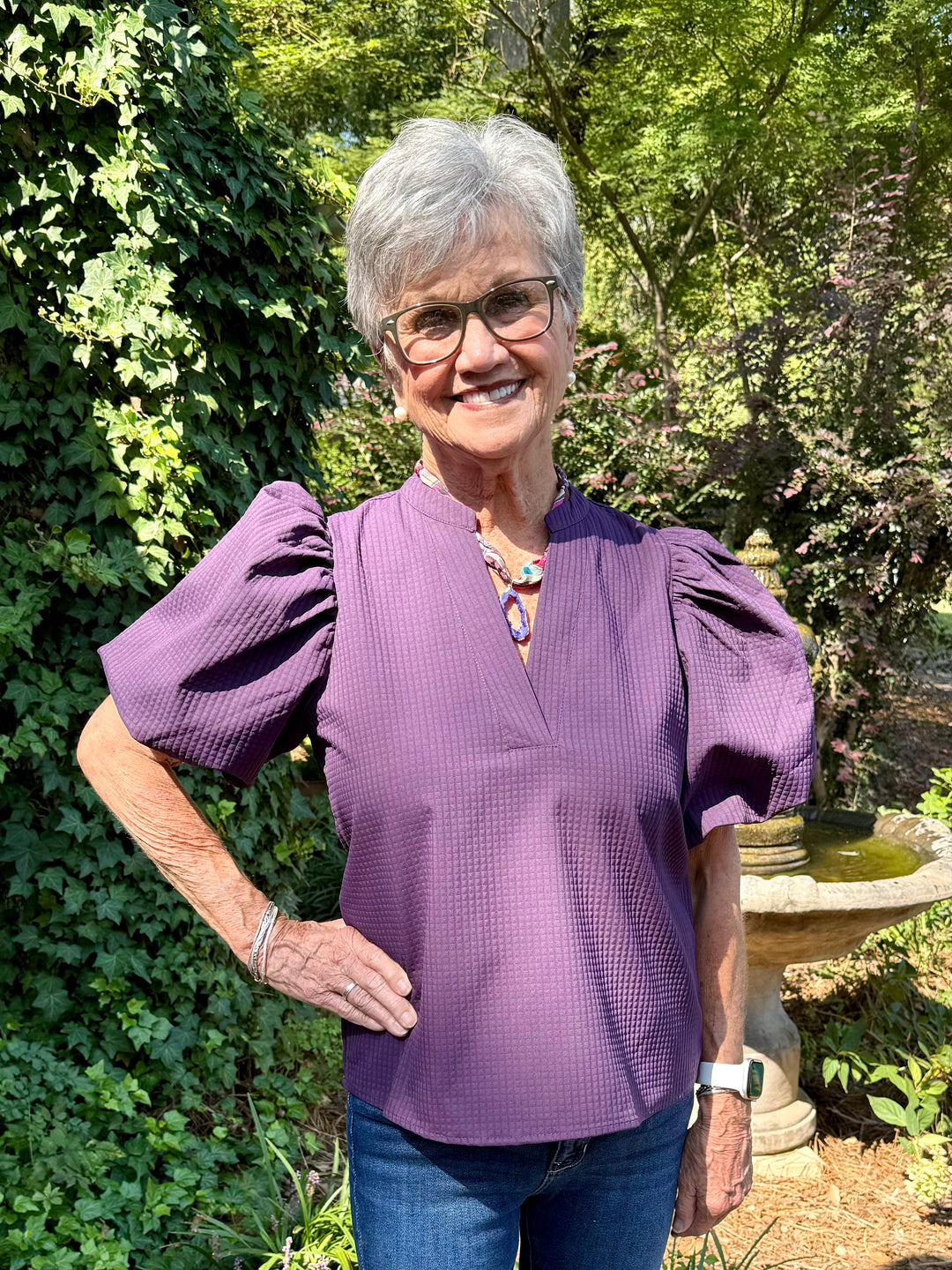 Hayden Short Puff Sleeve Top