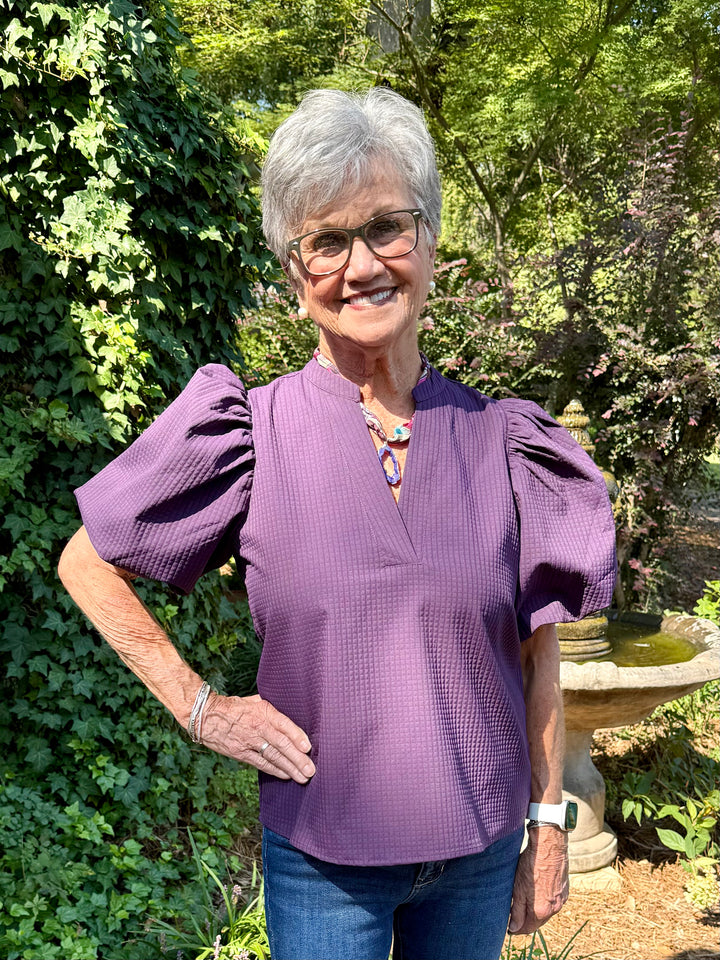 Hayden Short Puff Sleeve Top