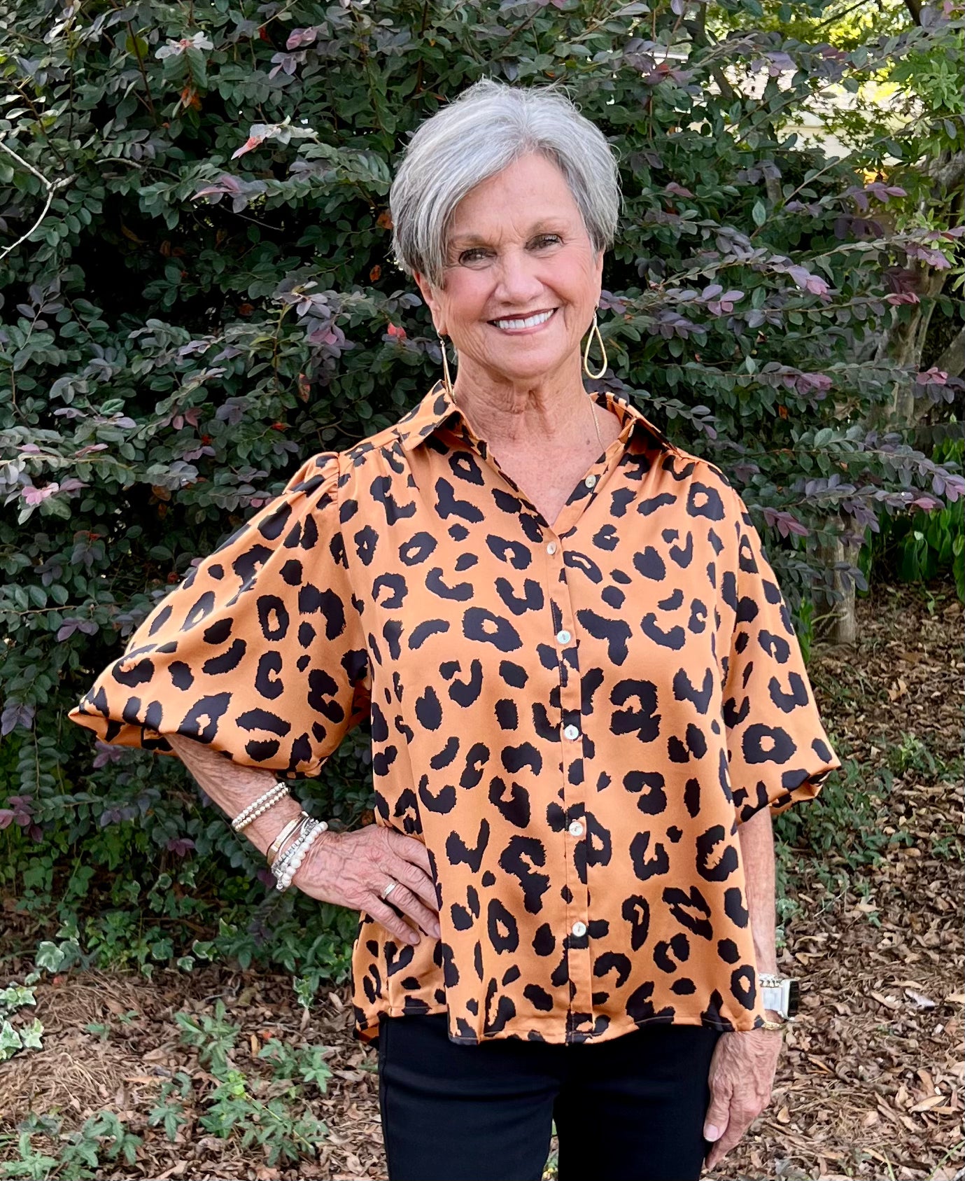 Camilla Leopard Top