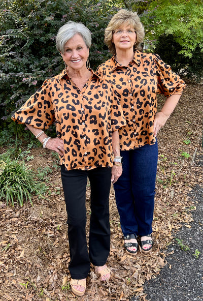 Camilla Leopard Top