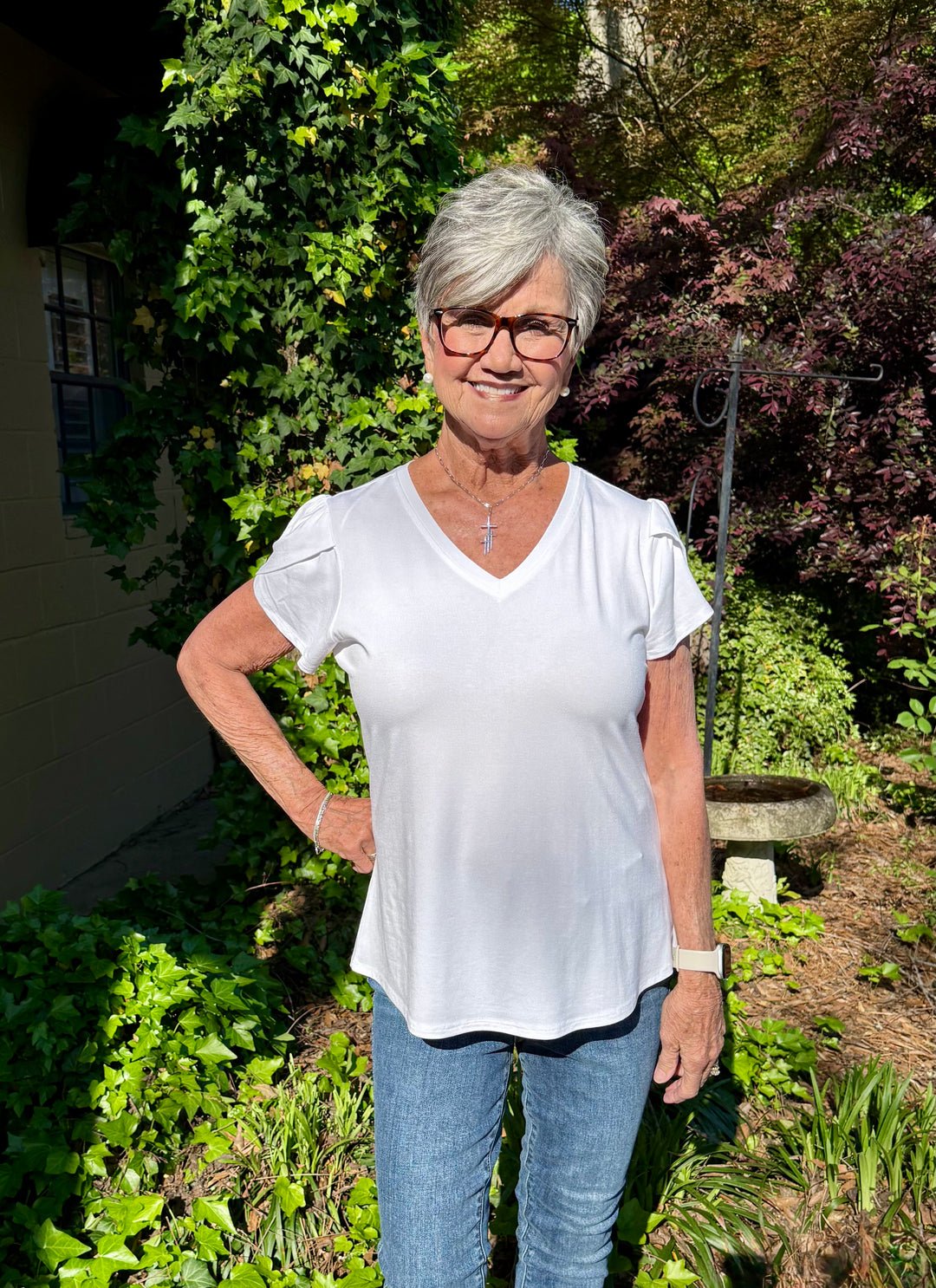 Juliana Tulip Sleeve Top