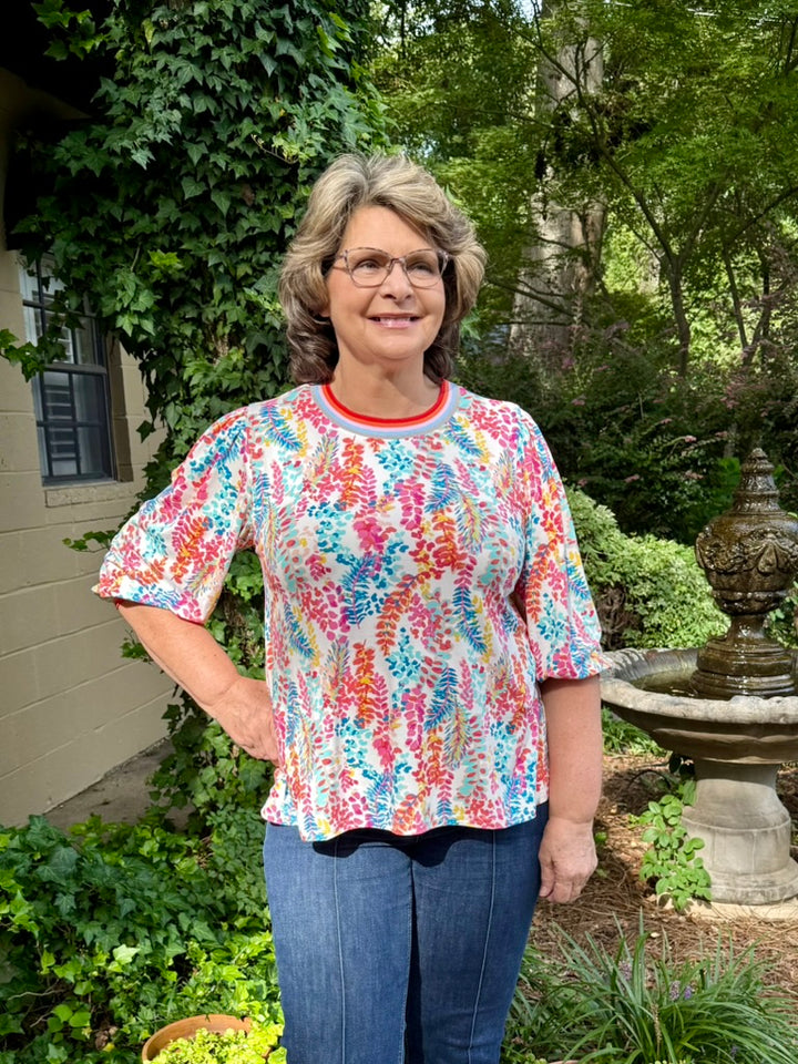 Natalie 3/4 Sleeve Top