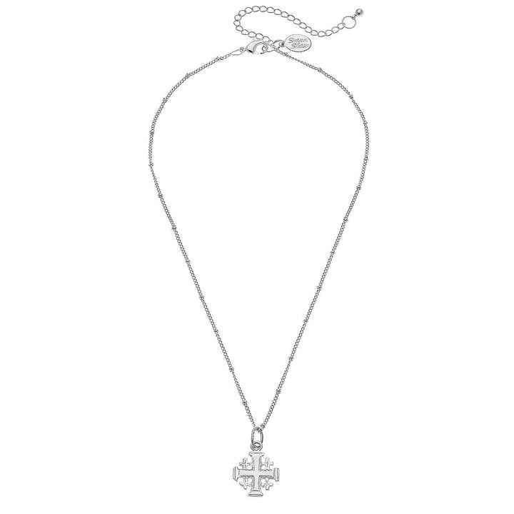 Susan Shaw Dainty Jerusalem Cross Necklace