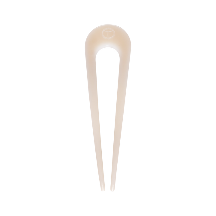 TELETIES French Hair Pin – Almond Beige | Easy Updo Hair Pin