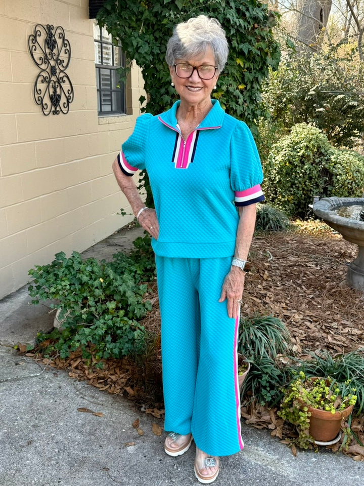 Maria Pull On Wide Leg Pants