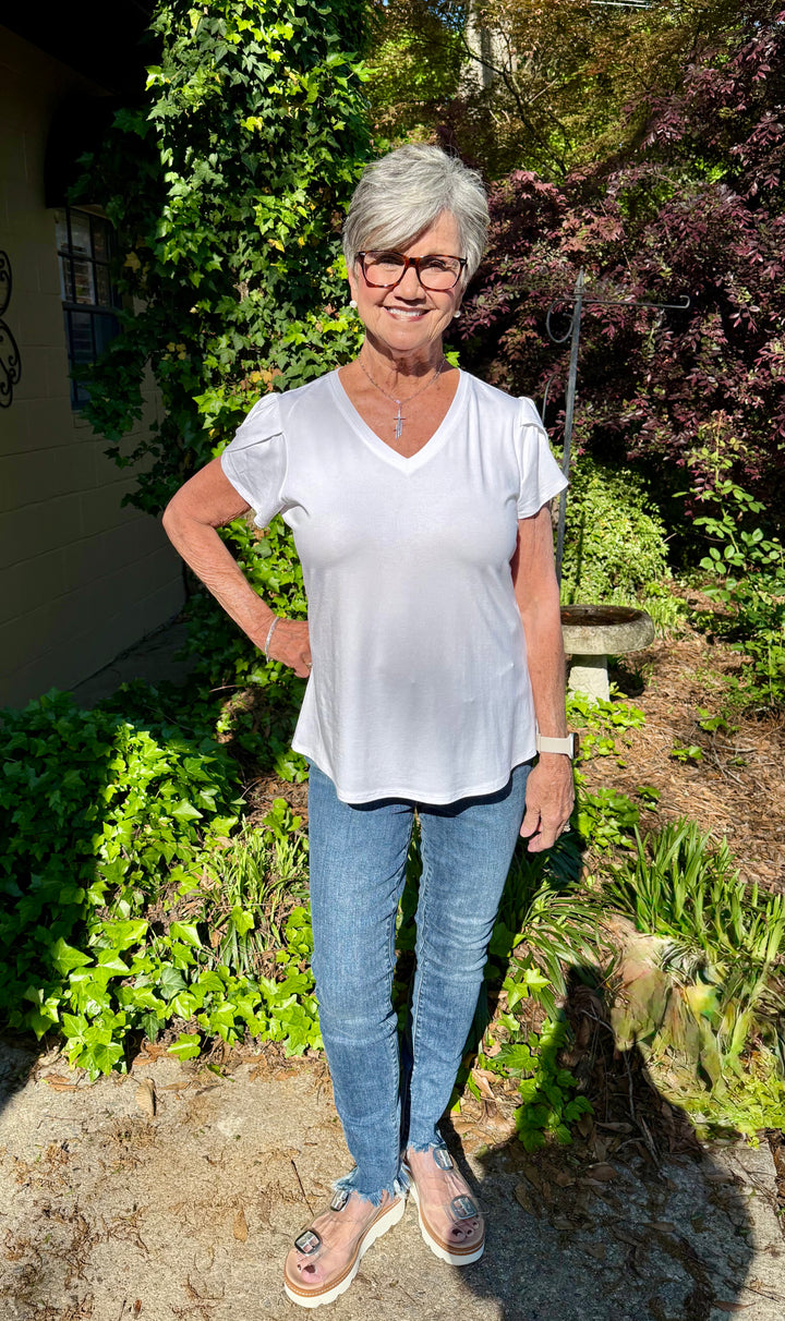 Juliana Tulip Sleeve Top