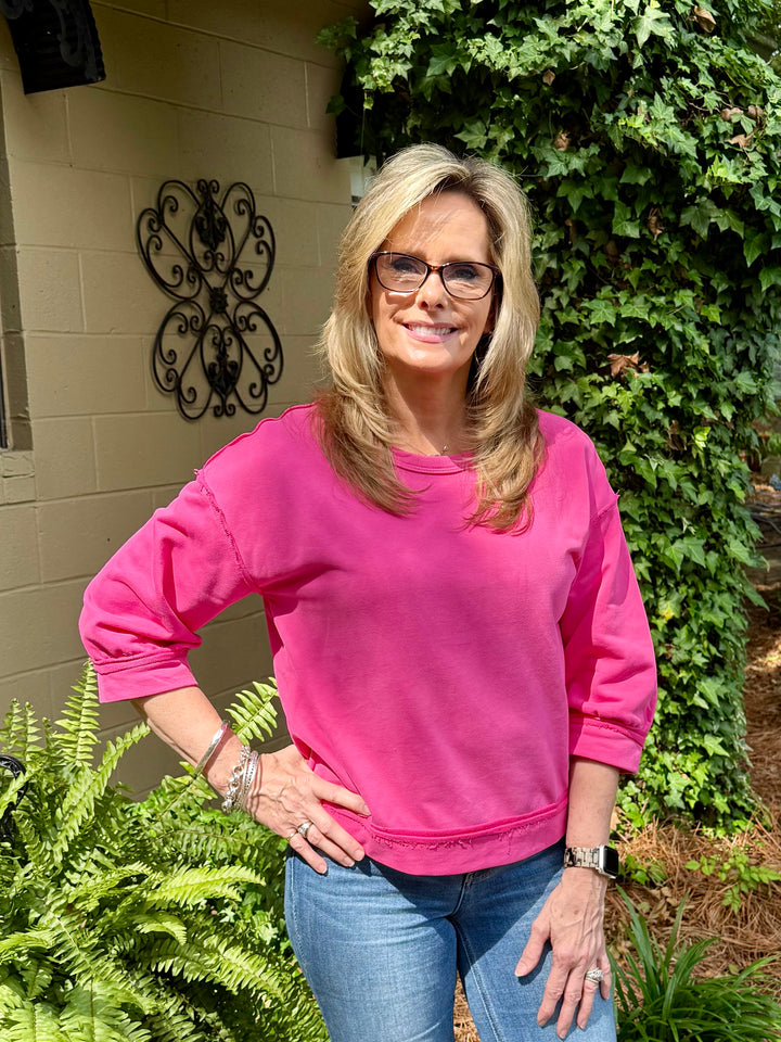Candace 3/4 Sleeve Top