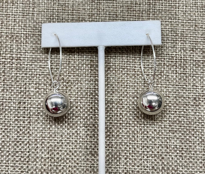 Belsa Sterling Silver Bead Earrings