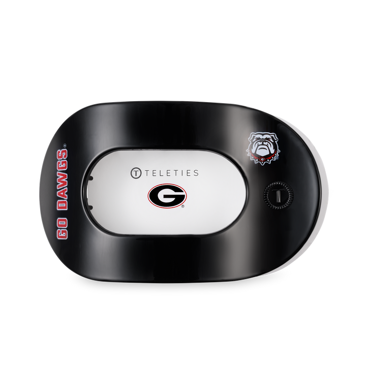 Flat Round Hair Clip Go Dawgs!