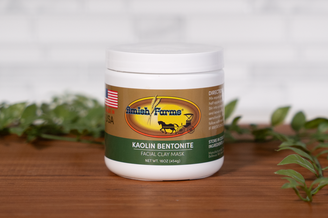 Amish Farms Kaolin Bentonite Facial Clay Mask