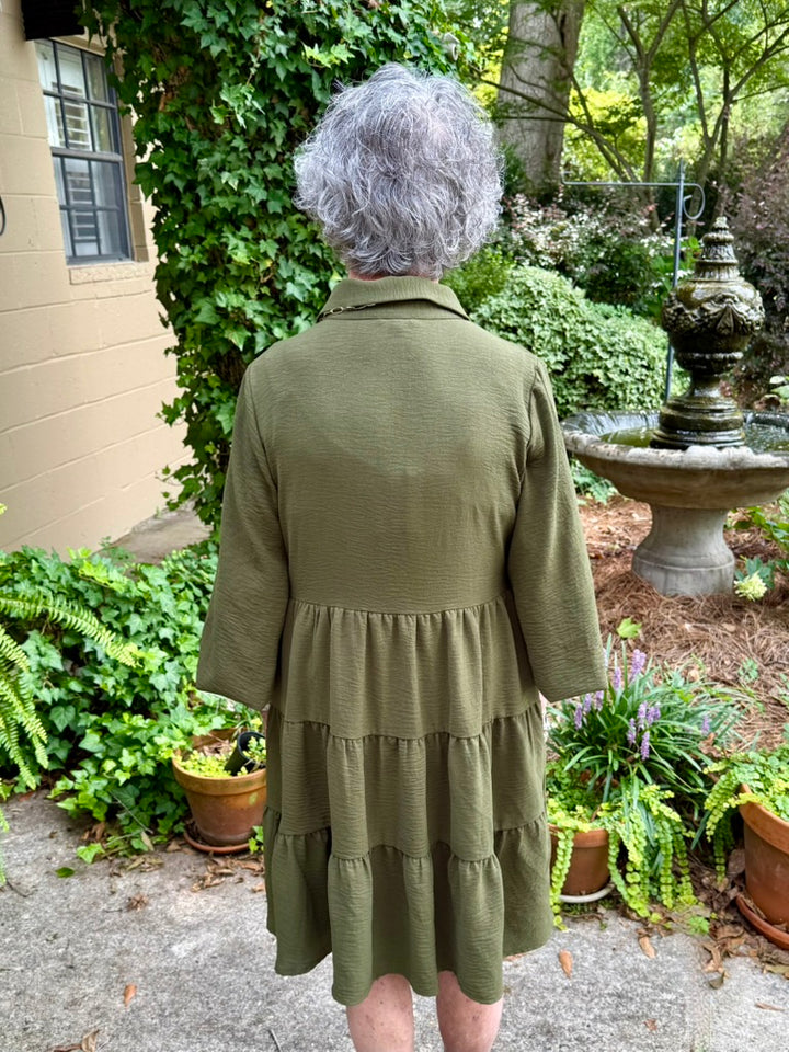 Courtney Olive Short Dress