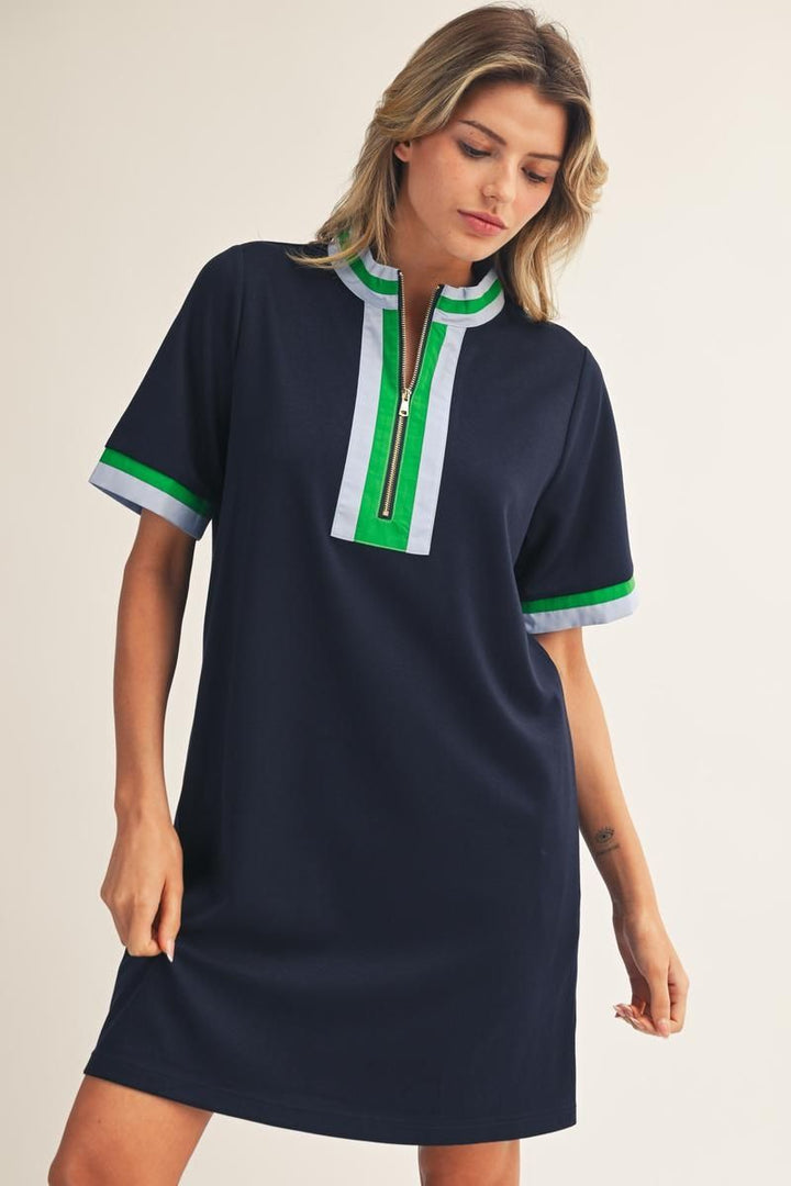 Shelly Short Sleeve Shift Dress