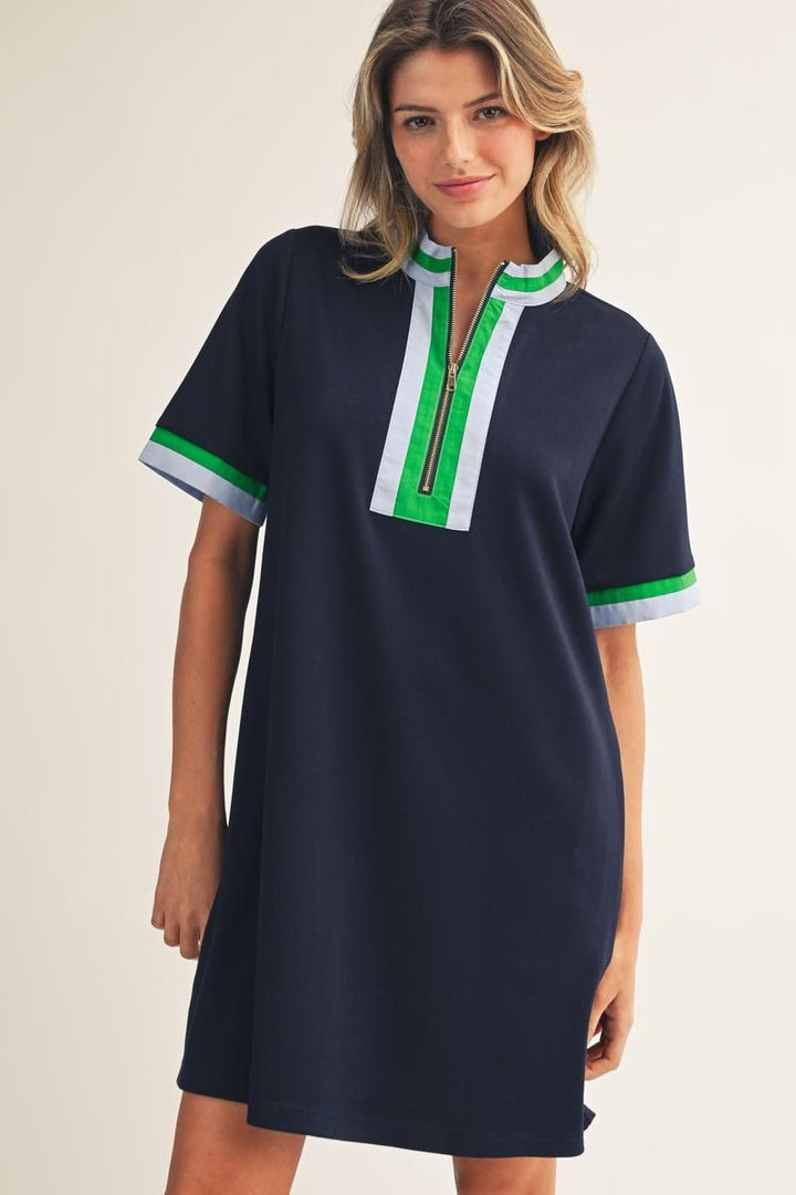 Shelly Short Sleeve Shift Dress