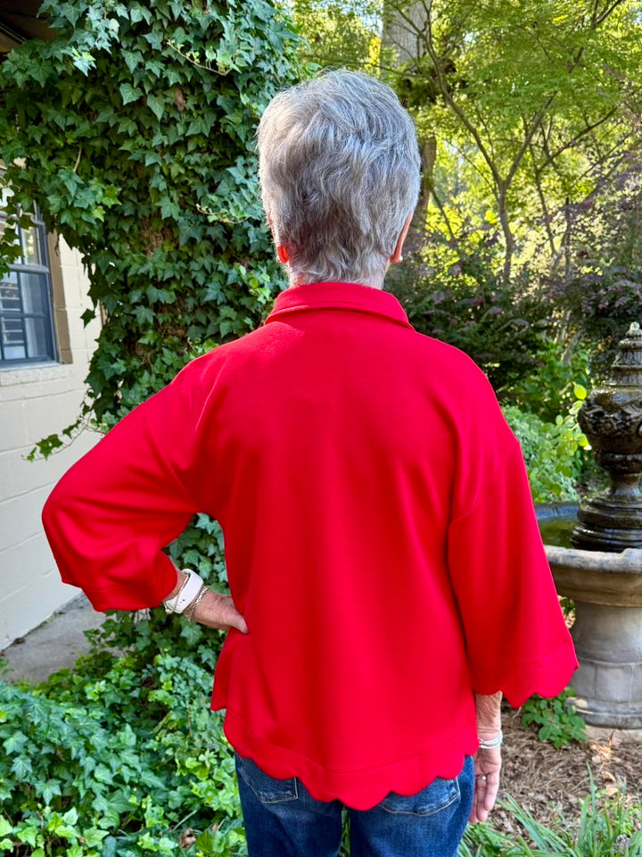 Danny 3/4 Sleeve Plus Size Top