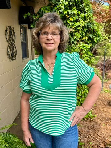 Clarice Short Puff Sleeve Top