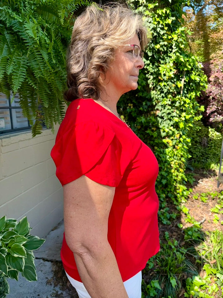 Juliana Tulip Sleeve Top
