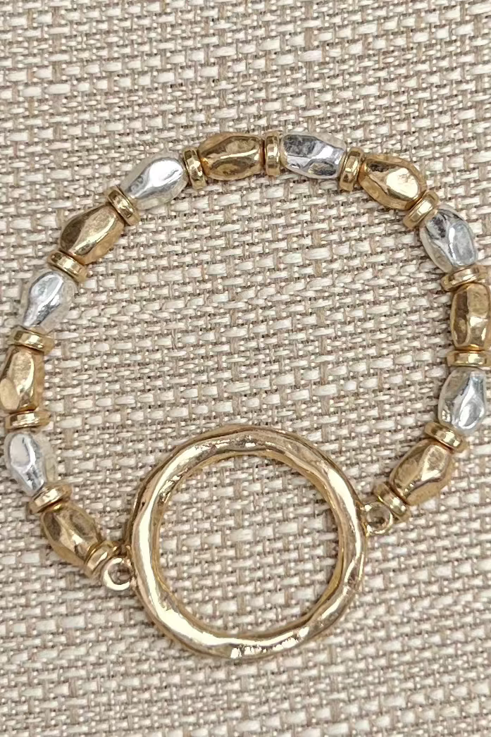 Addi Two Tone Stretch Bracelet