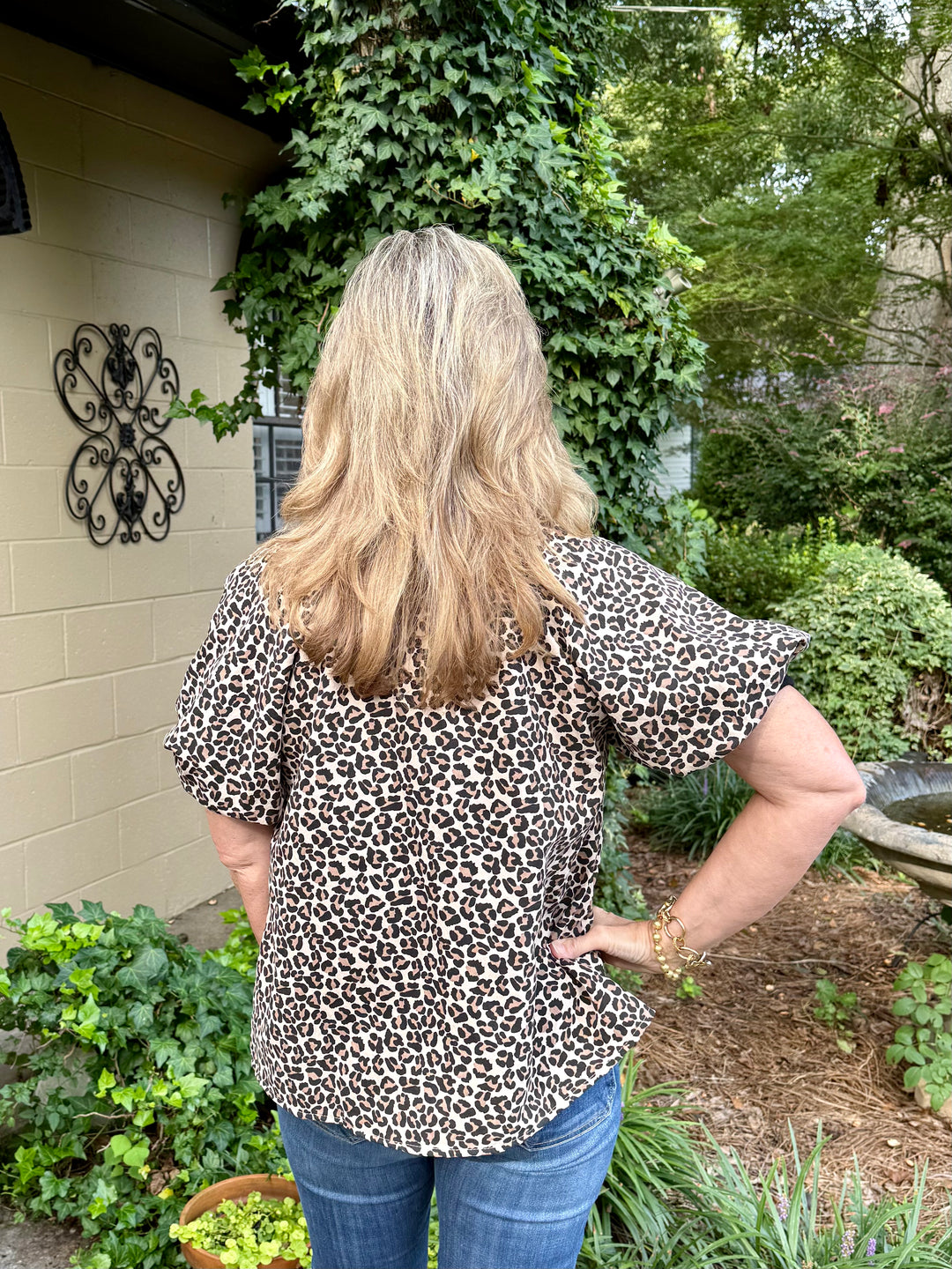 Amelia Animal Print Top