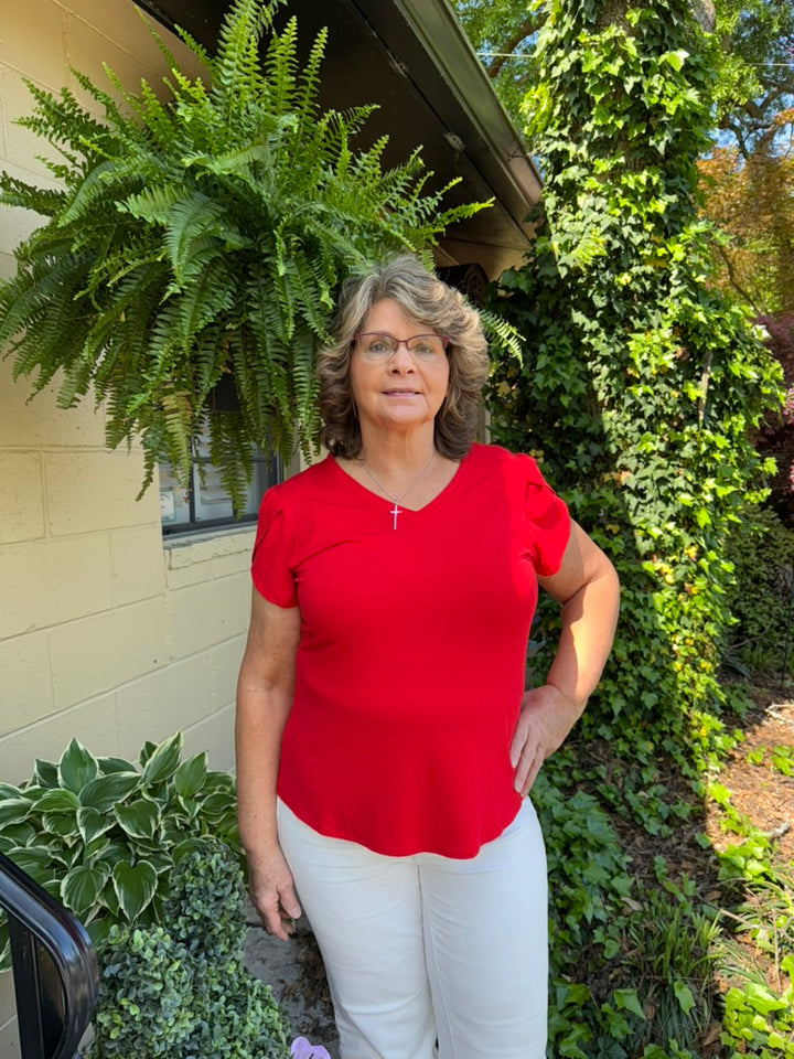 Juliana Tulip Sleeve Top