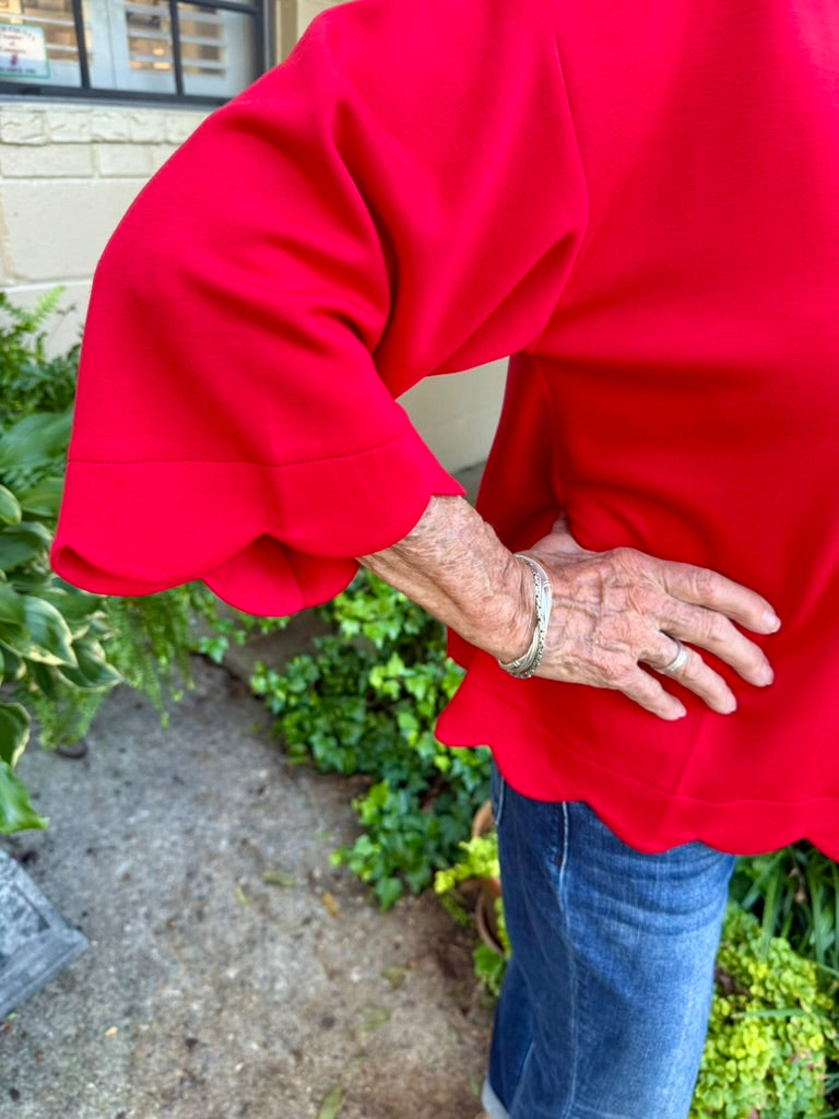 Danny 3/4 Sleeve Plus Size Top