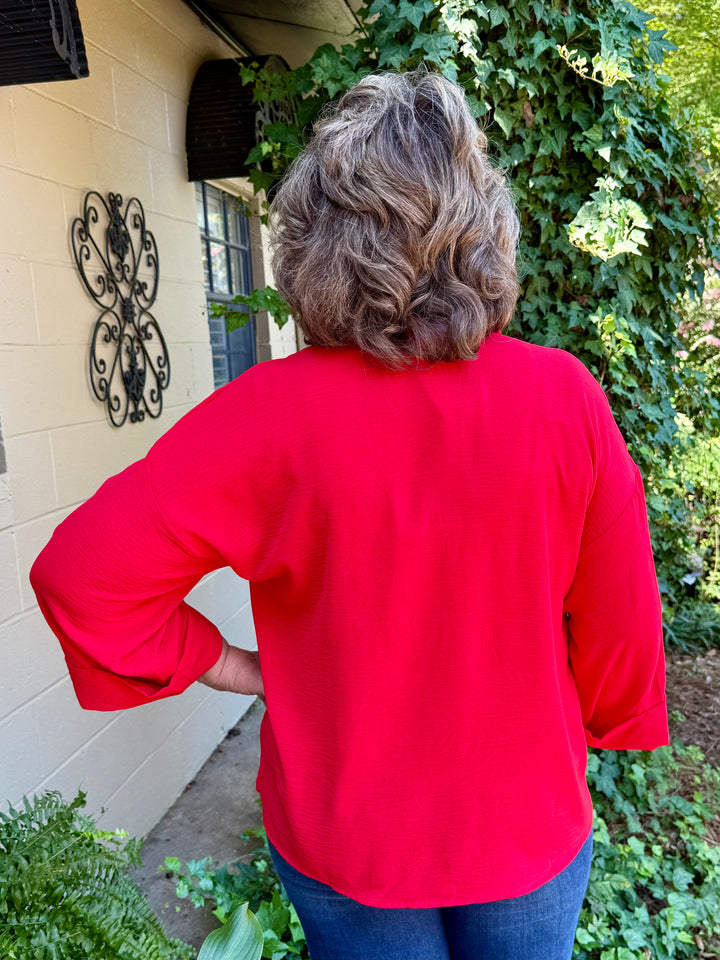 Leah 3/4 Sleeve Top