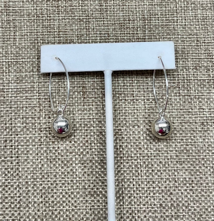 Belsa Sterling Silver Bead Earrings