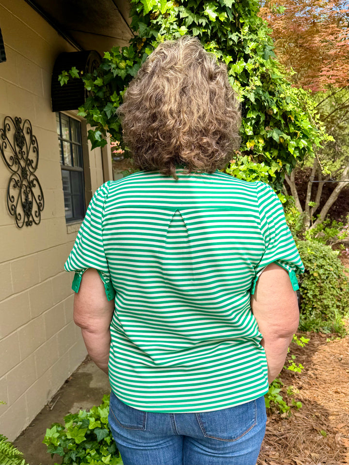 Clarice Short Puff Sleeve Top