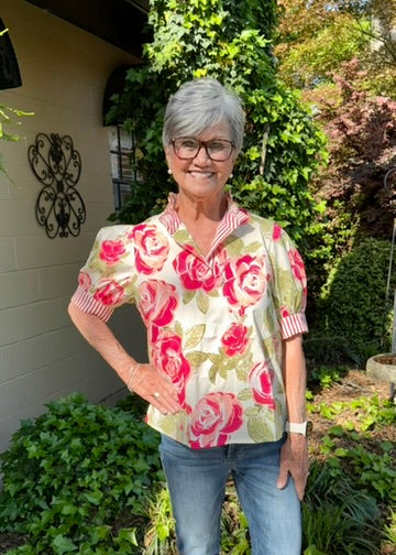 Ginger Floral Top
