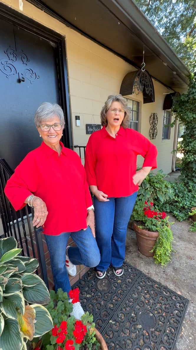 Leah 3/4 Sleeve Top