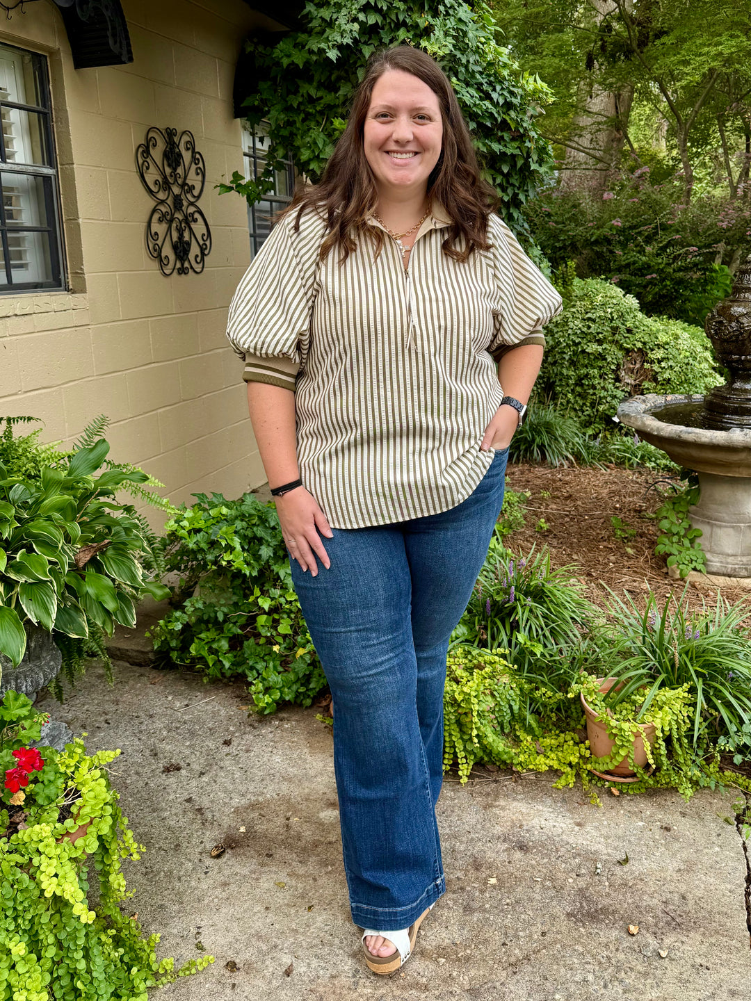 Denny Puff Sleeve Top