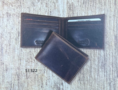 Men's Bi-Fold Leather Wallet