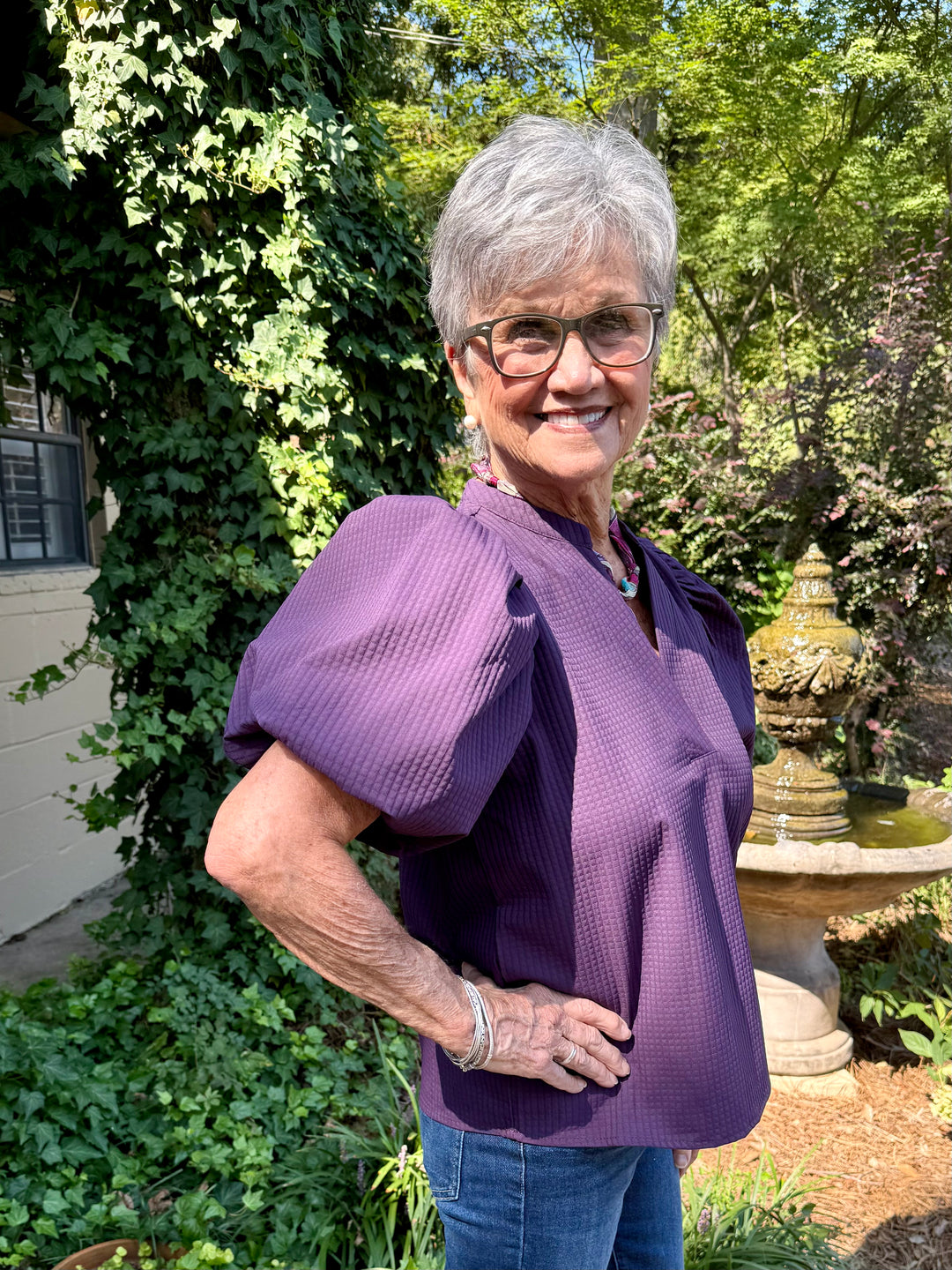 Hayden Short Puff Sleeve Top