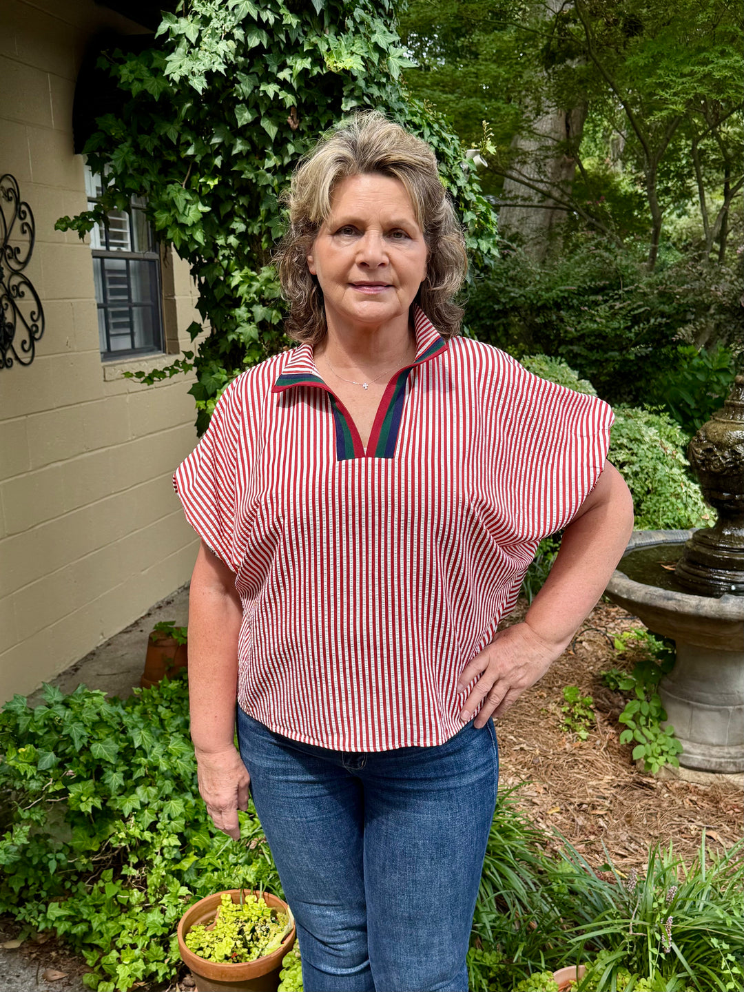 Kat Stripe Top