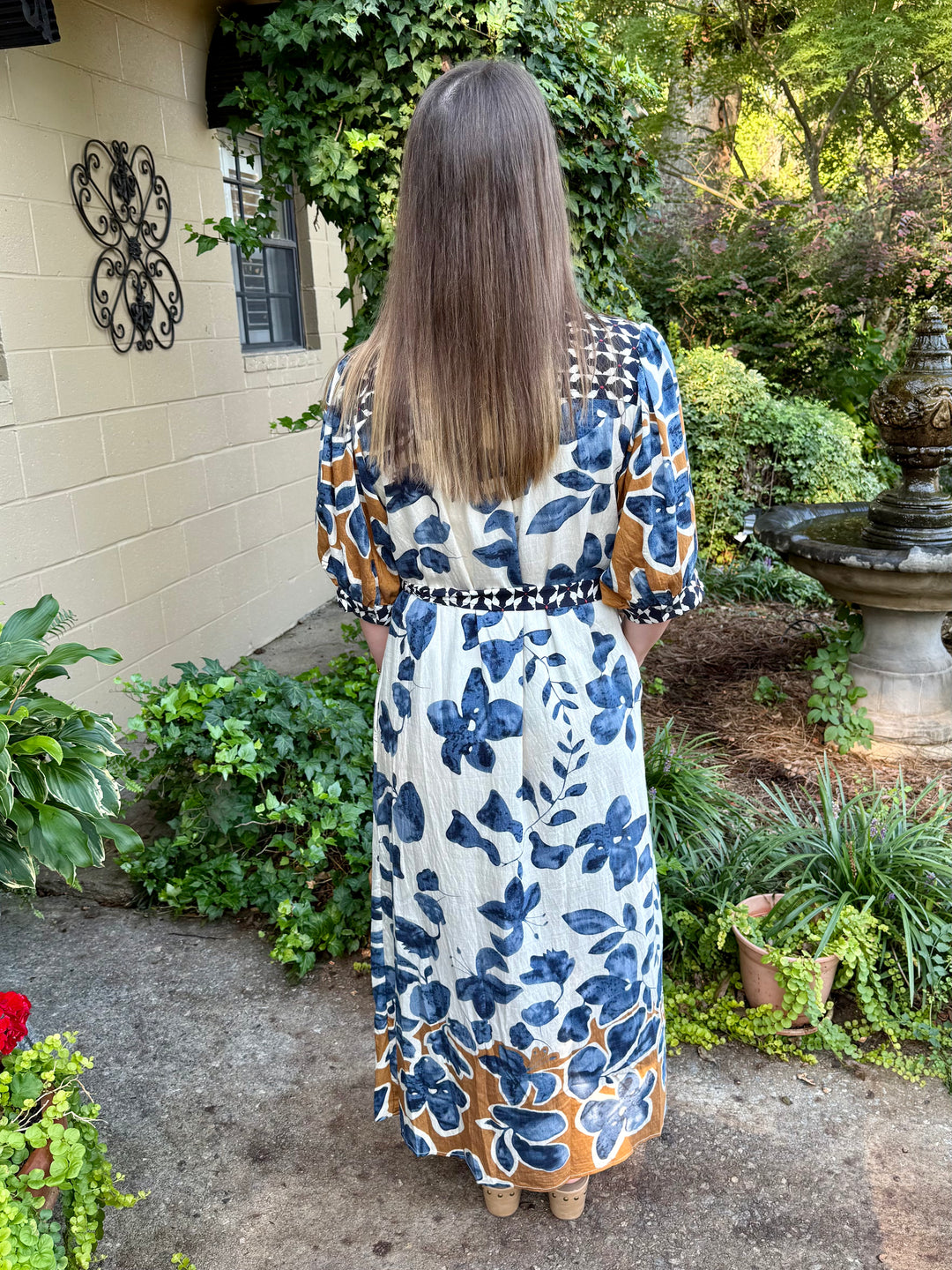 Sasha Print Midi Dress
