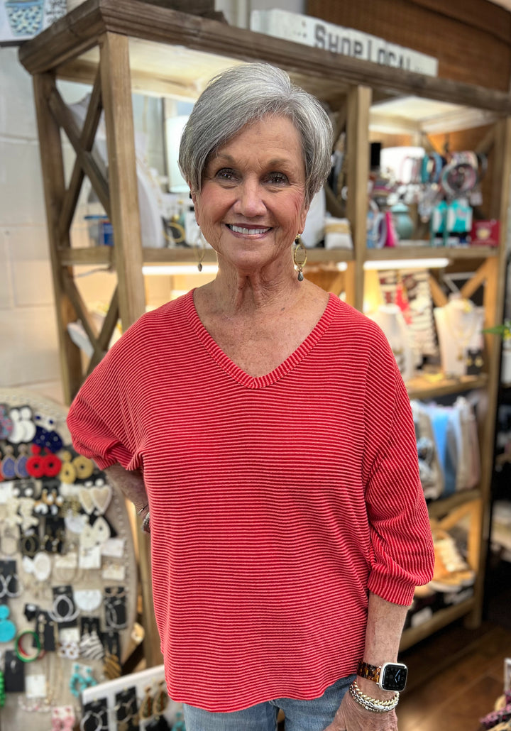 Susie V Neck Top