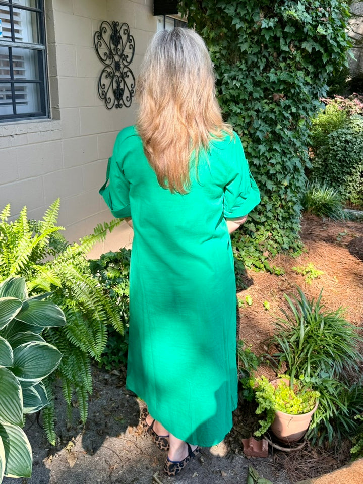 Kristin Short Sleeve Midi Dress