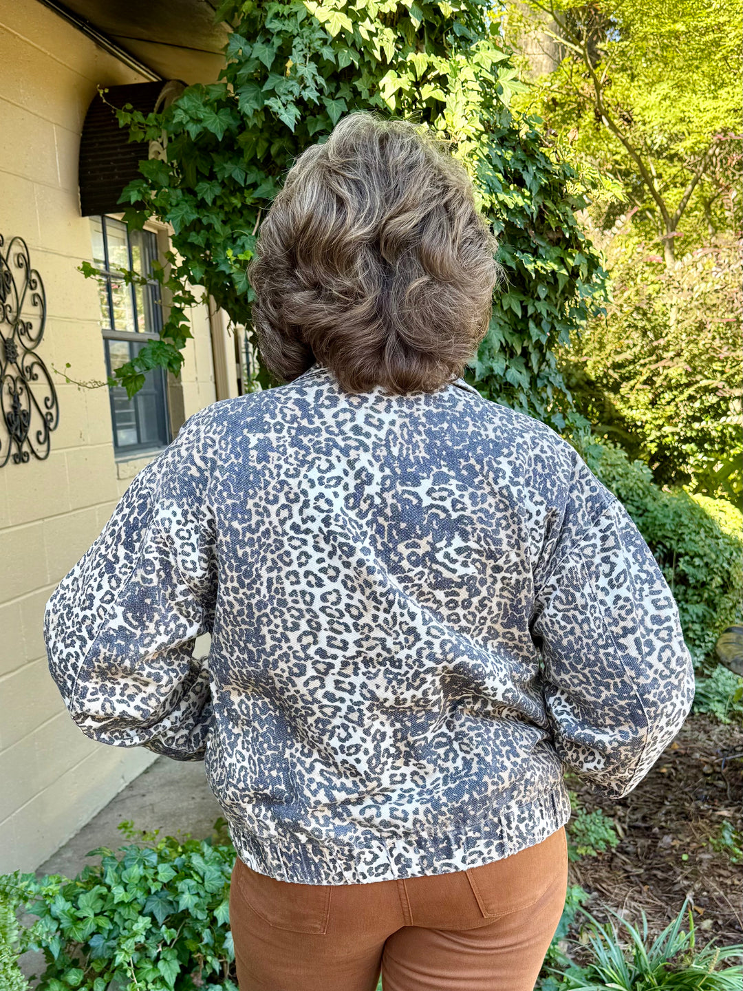Barbara Leopard Bomber Jacket
