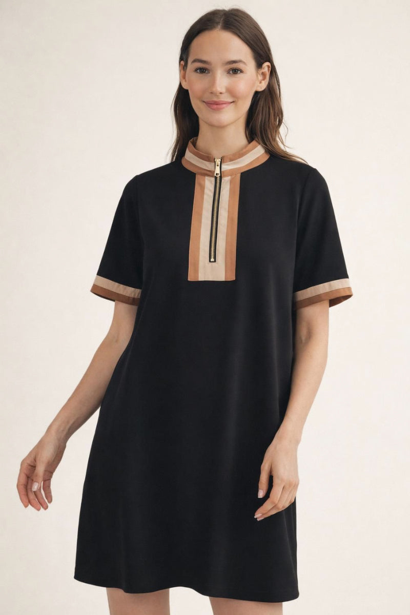 Shelly Short Sleeve Shift Dress