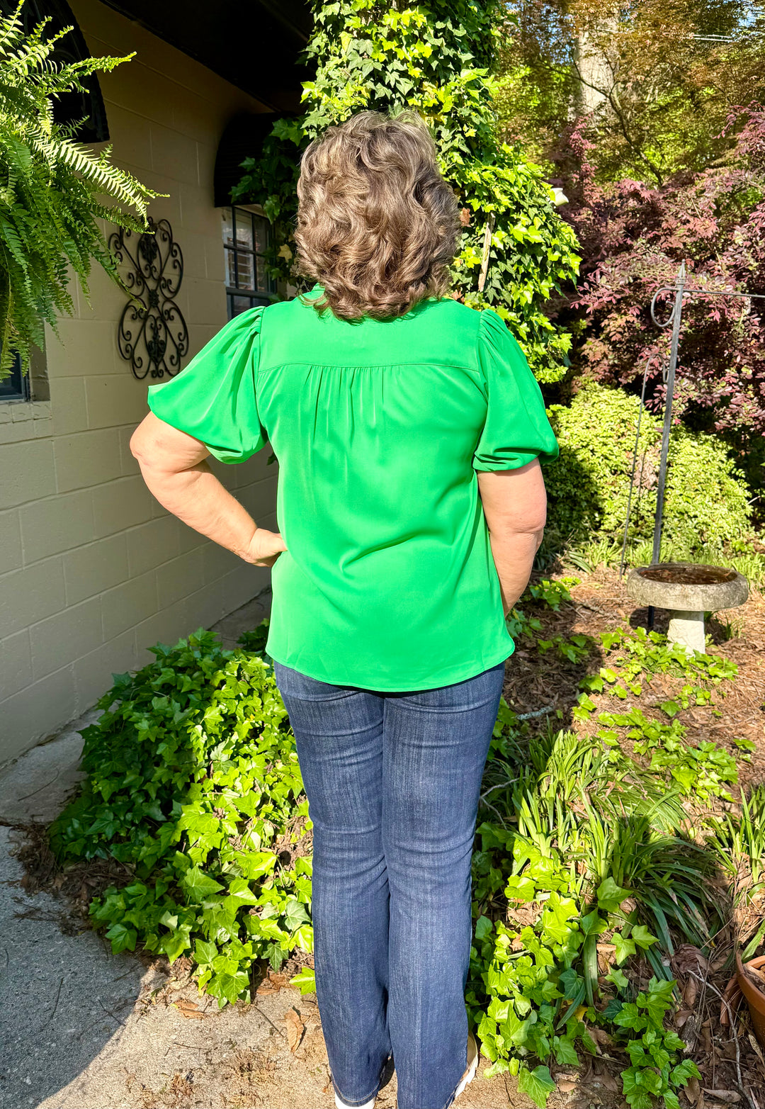 Carlie Puff Short Sleeve Top
