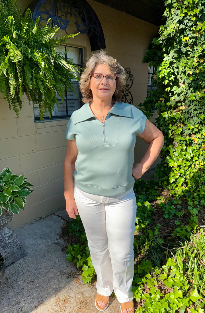 Sage Short Sleeve Top